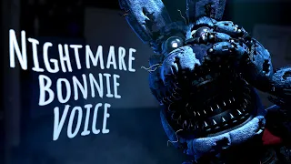 Nightmare Bonnie Voice Animated