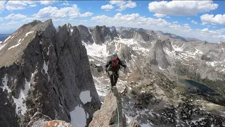 Climbing in the Cirque of the Towers, Wind River Range