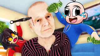 TROLLEA A LA ABUELA MALVADA 😡🔪 BEBE NOOB Y NOOBSI en Granny Simulator MOMENTOS DIVERTIDOS