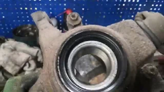 Замена переднего ступичного подшипника Corolla e100/Replacement of the front hub bearing Corolla 100