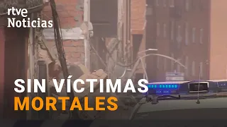 TERUEL: Se DERRUMBA un EDIFICIO COMPLETO por las LLUVIAS, que había sido DESALOJADO | RTVE Noticias