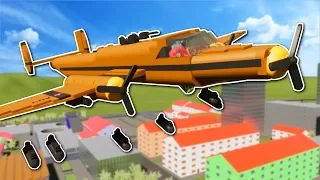 BOMBER PLANE BATTLE! - Brick Rigs Multiplayer Gameplay - Lego Plane Battle