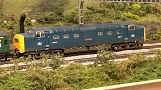 (Video 8)  Accurascale Class55 Deltic running on the Valebridge Model Railway