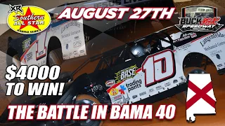 Battle in Bama 40 Super Late Model B Mains 08/27/22