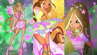 Winx Club : Flora All Transformations