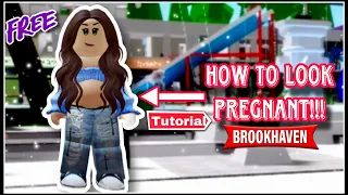 (FREE)HOW TO LOOK PREGNANT IN BROOKHAVEN/ BERRY AVE / ROBLOX