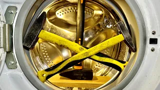 Experiment - Hammers - in a Washing Machine