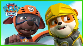 Best Rubble and Zuma Rescues 🛠⚓️ | PAW Patrol Compilation | Cartoons for Kids