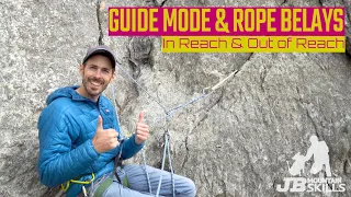 Belaying in Guide Mode on rope belays with a Black Diamond ATC Guide, DMM Pivot etc. Climbing How To