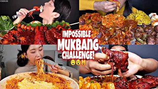 TRY NOT TO GET HUNGRY! Impossible Challenge!🤤😋🍔🍖🍗🍛🍝🧀