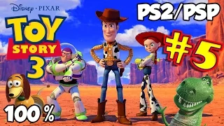 Disney's Toy Story 3 Walkthrough Part 5 - 100% (PS2, PSP) Level 5 - Trouble in the Caterpillar Room