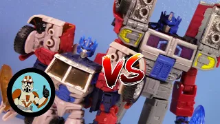 Transformers Reveal the Shield (RTS) Deluxe VS Legacy Leader G2 LASER OPTIMUS PRIME | Old VS New #57