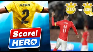 Score! Hero 2 - Level 206 - 210 + Training  - Complete 3 Stars Walktrough