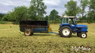 Leyland 272 syncro MUCK spreading WORKING CLASSIC [GOPRO)