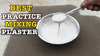 Mixing Technique of Plaster of Paris for Making crafts | Longer Working time
