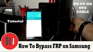 How to bypass Factory Reset Protection on Samsung devices without  PC or OTG new crazy method