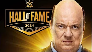 Paul Heyman Will Be In WWE Hall Of Fame 2024!