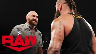 Tyson Fury threatens to knock out Braun Strowman: Raw, Oct. 14, 2019