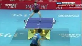 2013 CTTSL R3 (2) Chuang Chih-Yuan - Zhang Jike (full match|short form)
