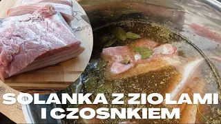 Solanka do wędzenia boczku i schabu