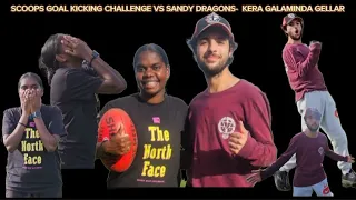 SCOOPS GOAL KICKING CHALLENGE vs Kera Galaminda Gellar- AFLW star draft prospect #aflw