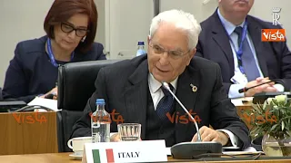 Mattarella: "In Siria l'Europa è marginale, ma ne paga le conseguenze"