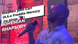 BOHEMIAN RHAPSODY(FREDDIE MERCURY NG PINAS🇵🇭) STEPHEN JOHN CARL SINGS  #freddiemercury #viral