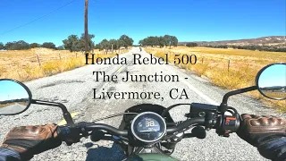 Honda Rebel 500  | Vance and Hines Exhaust | The Junction | Mines Road