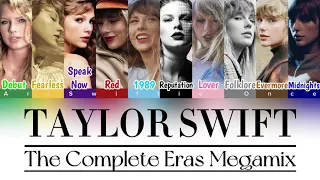 Taylor Swift: The Complete Eras Megamix (A Mashup of 230 Songs+) |By Joseph James|Color Coded Lyrics