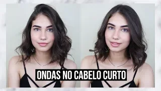 COMO FAÇO ONDAS/CACHOS NO MEU CABELO CURTO