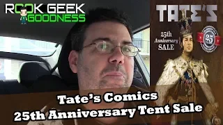 Tate's Comics 25th Anniversary Tent Sale