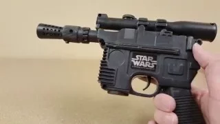 Vintage Kenner Star Wars Han Solo Electronic DL-44 Blaster Retro Review