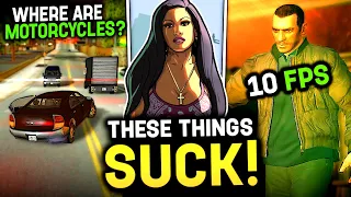 ONE THING THAT TOTALLY SUCKS IN EACH PART OF GTA