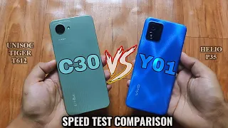 Realme C30 vs Vivo Y01 Speed Test Comparison⚡Best Under 9k🔥🔥