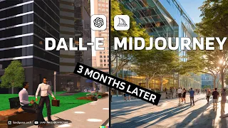 DALL-E vs Midjourney: 3 Months Later, Which AI Generates Better Landscape Renders?