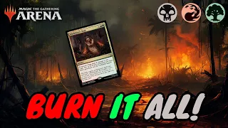 Jund Set The World On FIRE! Worldsoul's Rage Is INSANE! - MTGA [Ranked Standard BO3]