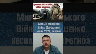 Війна прогноз 2023-24 по місіям Порошенка, Зеленського