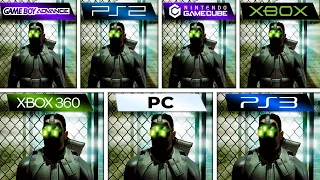 Tom Clancy's Splinter Cell (2002) GBA vs PS2 vs GameCube vs XBOX vs XBOX 360 vs PS3 vs PC