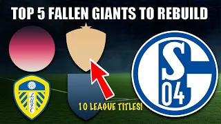 FALLEN GIANTS TO REBUILD IN EA FC 24 CAREER MODE