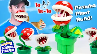 LEGO Super Mario Piranha Plant Parade Squirrel Song Speed Build Review