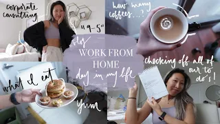 WORK FROM HOME DAY IN MY LIFE // timestamps, how i do youtube & my full-time job, internet crashed!