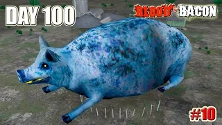 Blood and Bacon прохождение (УБИЙСТВО БОССА) ДЕНЬ 100 (10 серия)