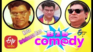 Kota Srinivasa Rao | Back to Back | Comedy Scenes - 2 | ETV Cinema