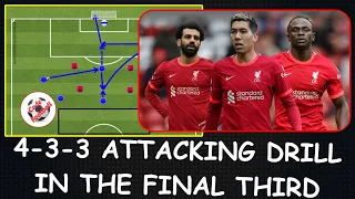 4-3-3 attacking exercise in the final third!