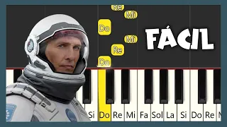 Interstellar - Hans Zimmer - TUTORIAL DE PIANO FÁCIL - PIANO FÁCIL CON NOTAS