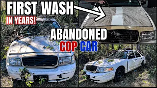 ABANDONED Crown Vic | First Wash In Years! Insanely Satisfying Disaster Car Detailing Transformation