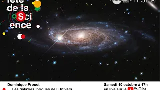 Astro’ 2020 : Les galaxies, briques de l’Univers
