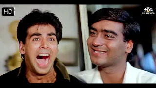अबे निचे देख तूने कुछ नहीं पेहना है - Suhaag - Akshay kumar comedy - Ajay Devgn, Karisma Kapoor