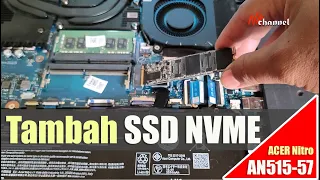 Masih segel kita bongkar! Buat upgrade SSD Acer Nitro 5 AN515-57!