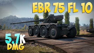 EBR 75 FL 10 - 5 Kills 5.7K DMG - Juicy! - World Of Tanks